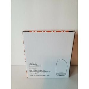 New Gold Canyon large glass candle holder / hanger